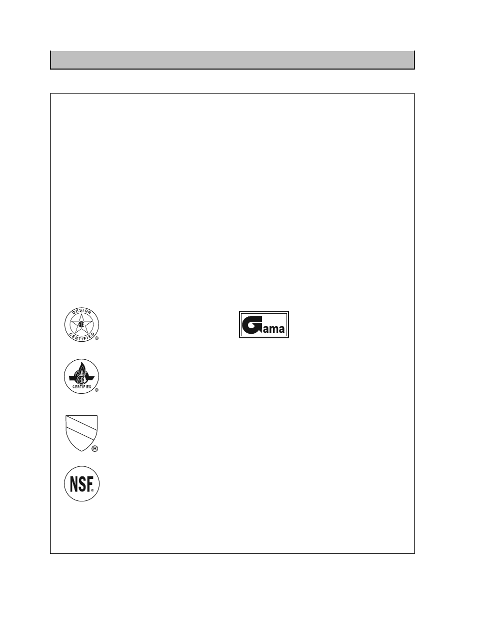 Approvals | American Water Heater Tankless Water Heater  System User Manual | Page 3 / 36