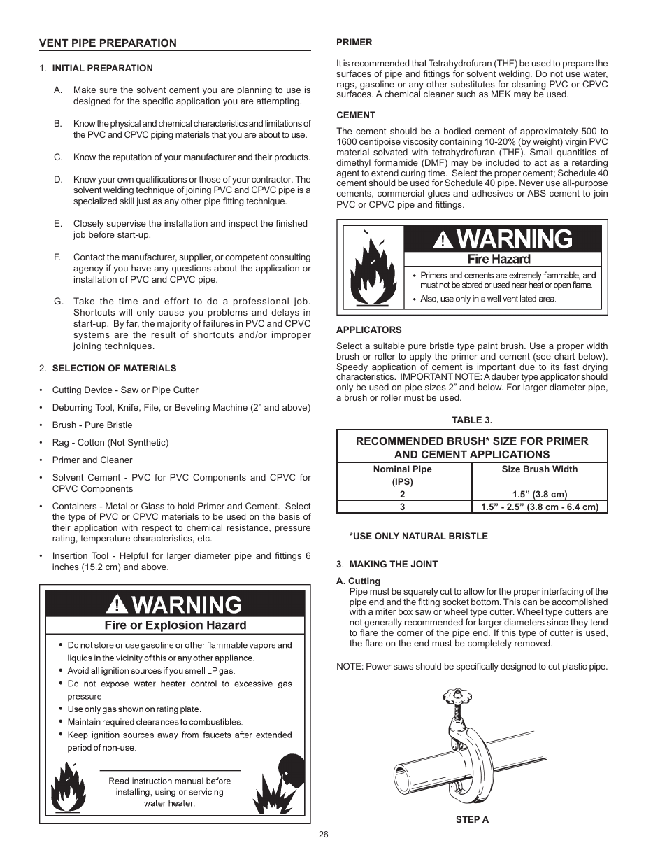 American Water Heater vG6250t76nv User Manual | Page 26 / 40