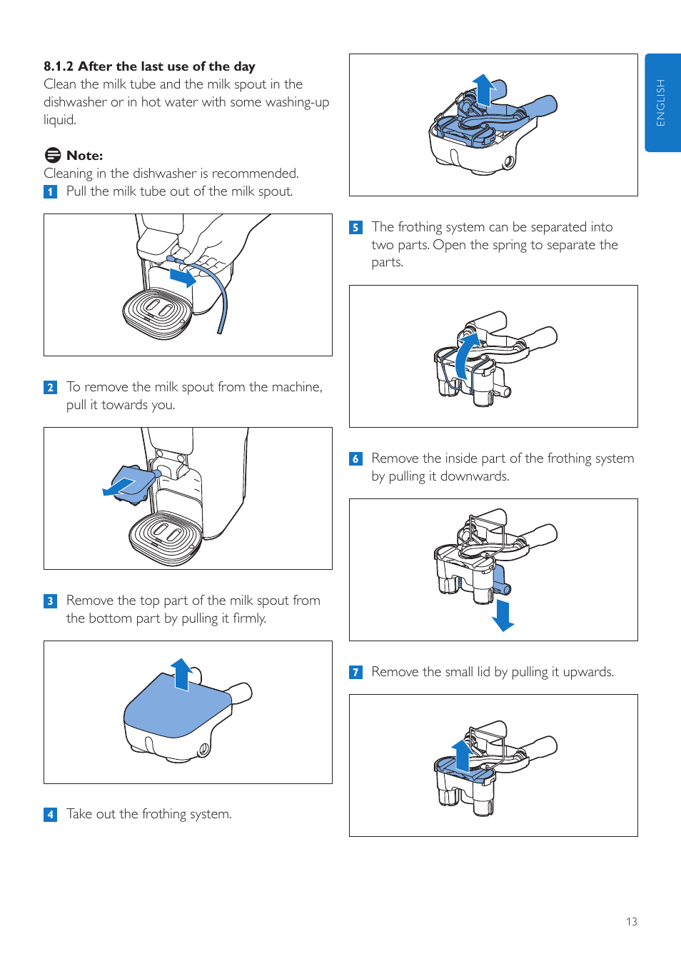 Philips SENSEO® Latte Duo Kaffeepadmaschine User Manual | Page 13 / 76