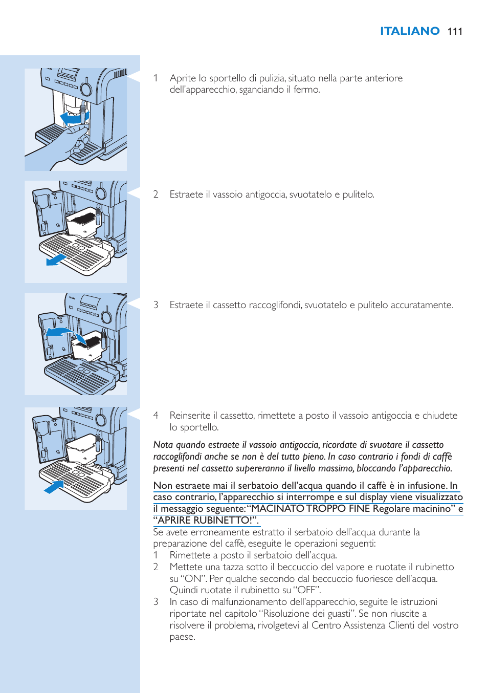 Philips Kaffeevollautomat User Manual | Page 111 / 154