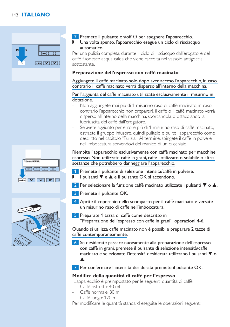 Philips Kaffeevollautomat User Manual | Page 112 / 154