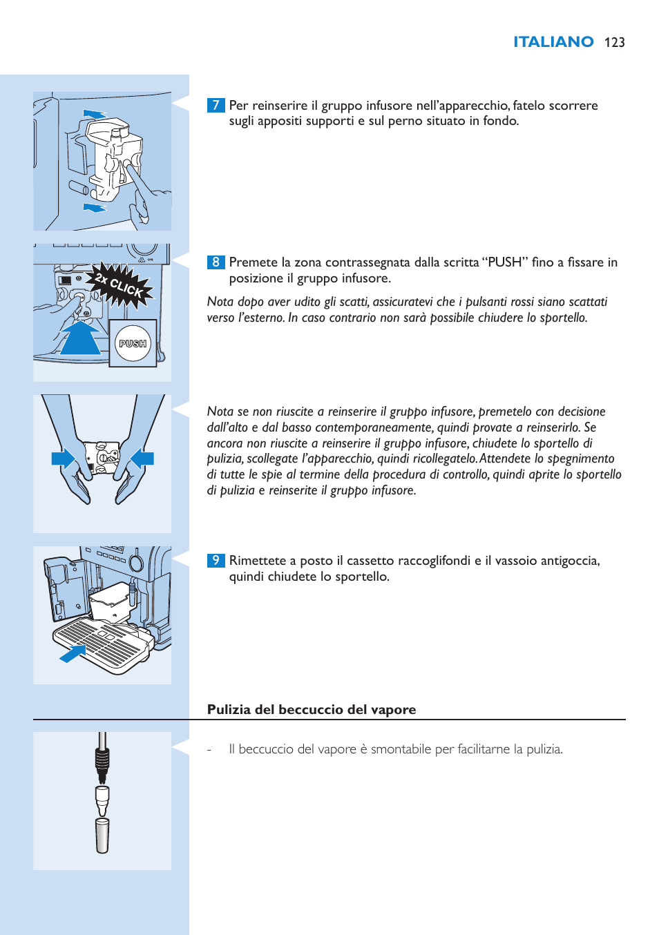 Philips Kaffeevollautomat User Manual | Page 123 / 154