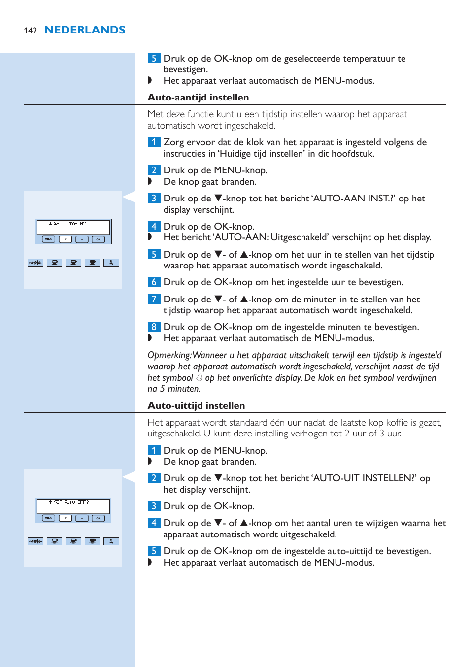 Doorspoelen, Ontkalken | Philips Kaffeevollautomat User Manual | Page 142 / 154