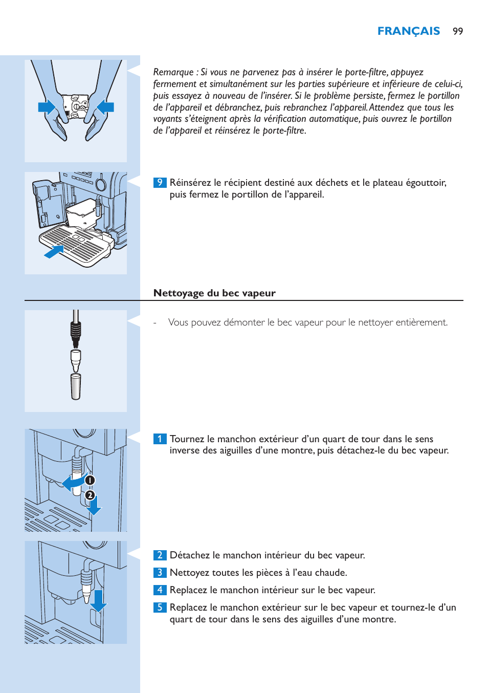 Philips Kaffeevollautomat User Manual | Page 99 / 154