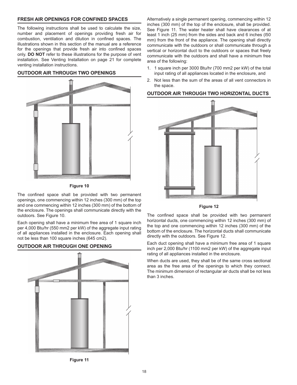 American Water Heater HCG3 130T 300 User Manual | Page 18 / 76