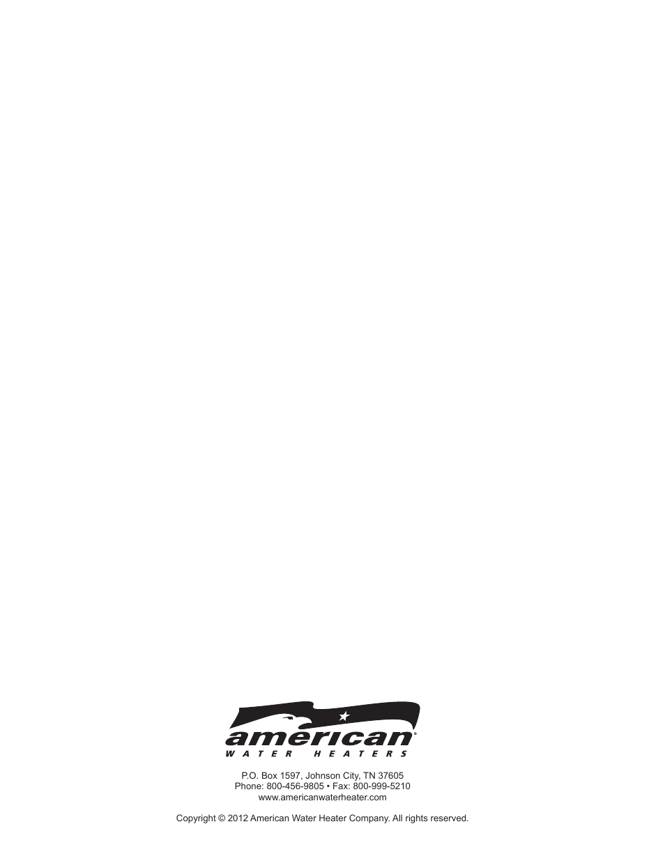 American Water Heater BCL3 85T390 6NOX User Manual | Page 52 / 52