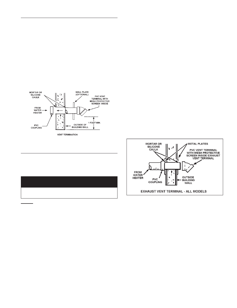 Caution | American Water Heater 316888-004 User Manual | Page 26 / 60