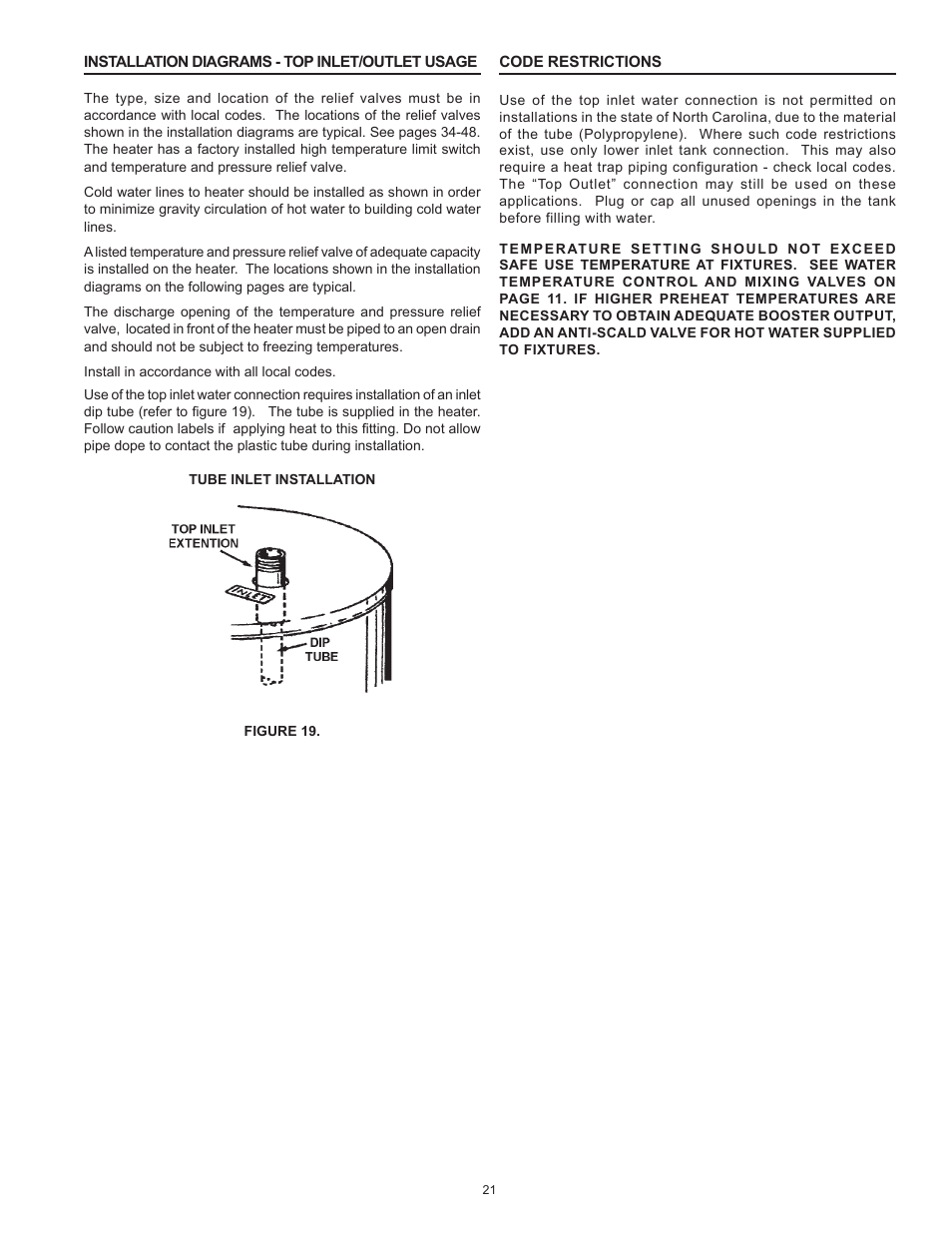 American Water Heater BCG3 User Manual | Page 21 / 56