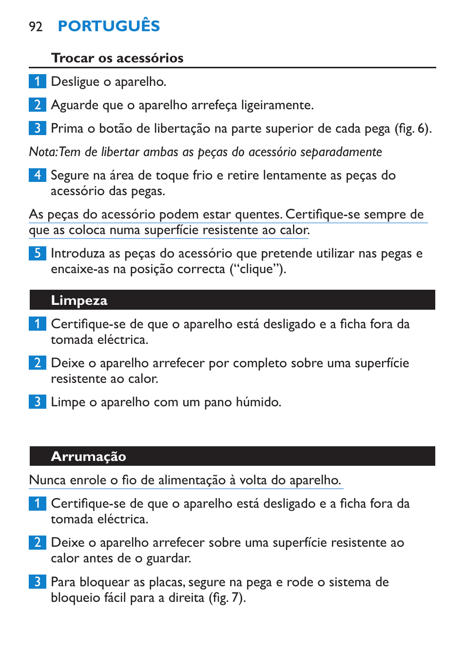 Pentear com o acessório para cachos e ondas | Philips SalonStraight Freestyle Multi-Styler User Manual | Page 92 / 112