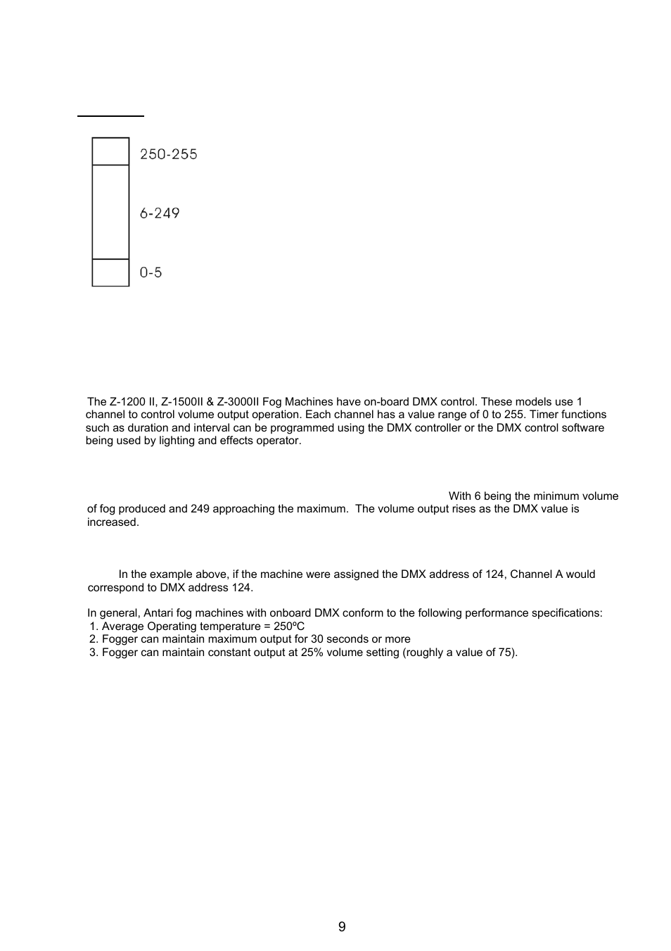 Antari Lighting and Effects Z-3000II User Manual | Page 9 / 32