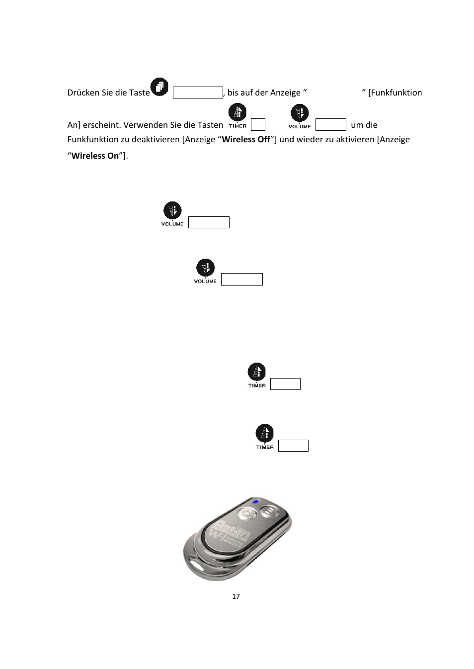 Antari Lighting and Effects IP-1500 User Manual | Page 17 / 36