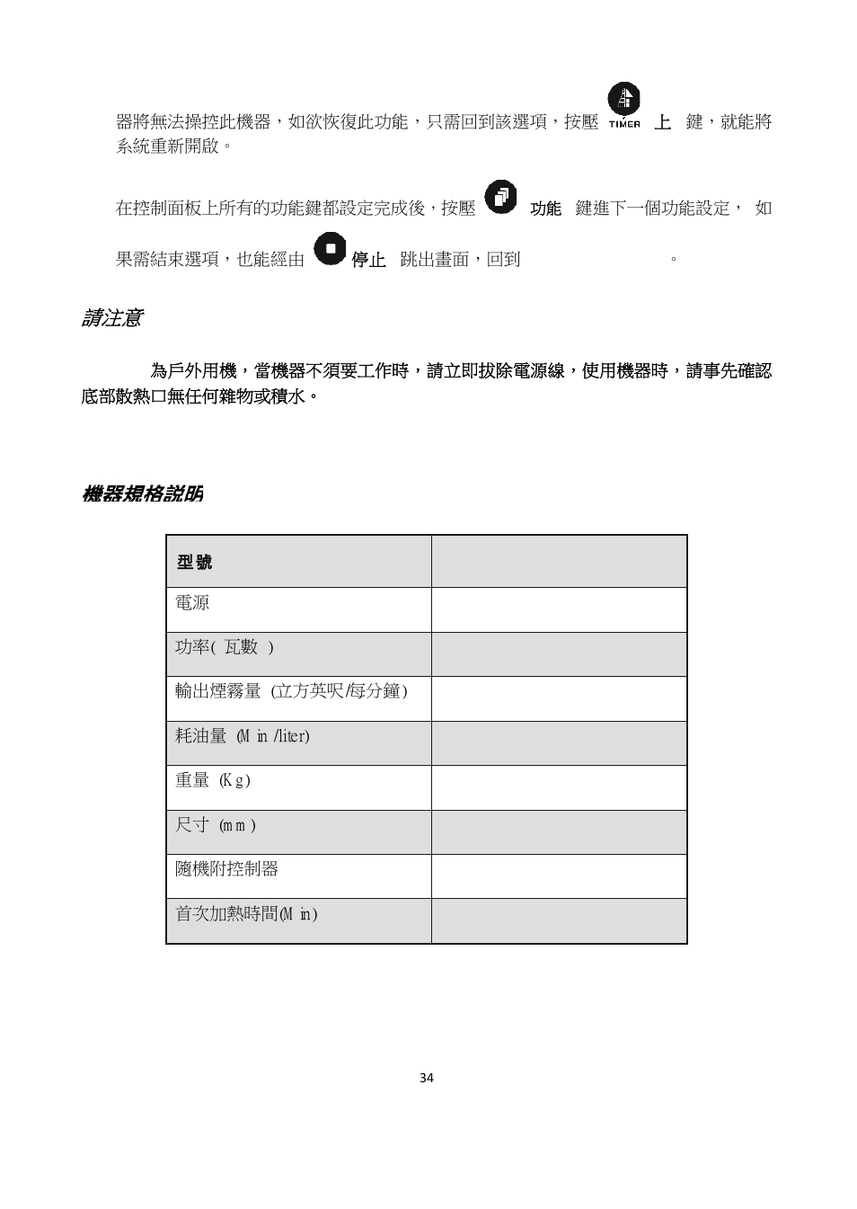 Antari Lighting and Effects IP-1500 User Manual | Page 34 / 36
