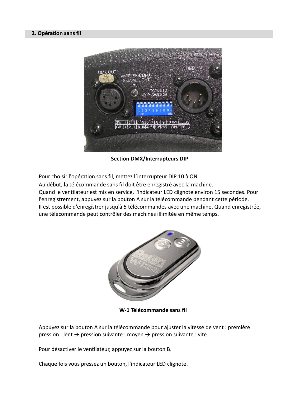 Antari Lighting and Effects AF-5 User Manual | Page 7 / 16