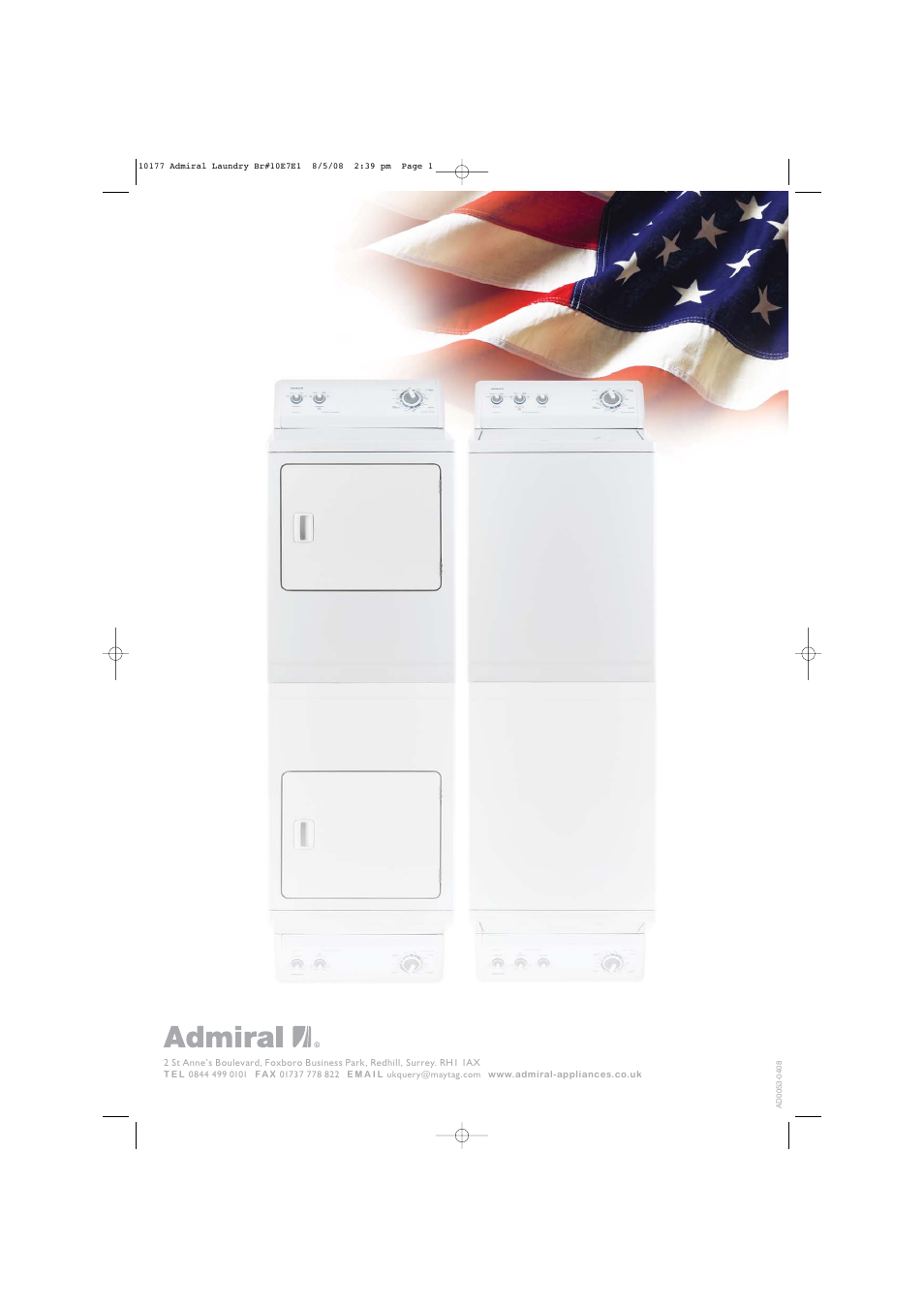 Admiral n | Admiral 3RATW3005TQ User Manual | Page 7 / 7