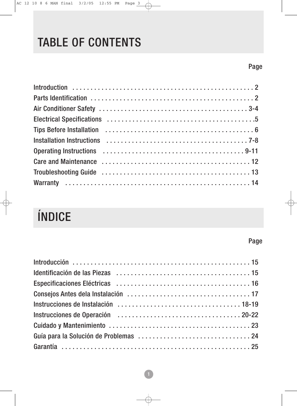 Admiral AAWV-06CR1FAU User Manual | Page 3 / 28