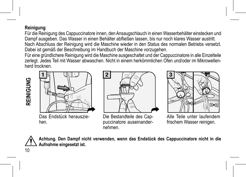 Philips Saeco Odea Kaffeevollautomat User Manual | Page 10 / 28