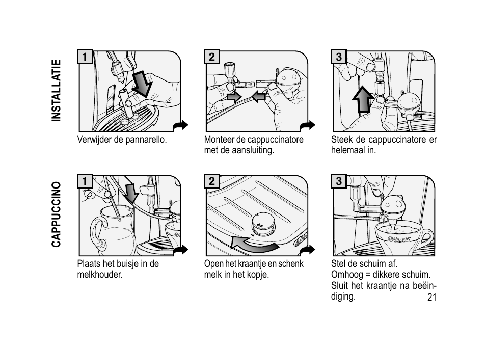Philips Saeco Odea Kaffeevollautomat User Manual | Page 21 / 28