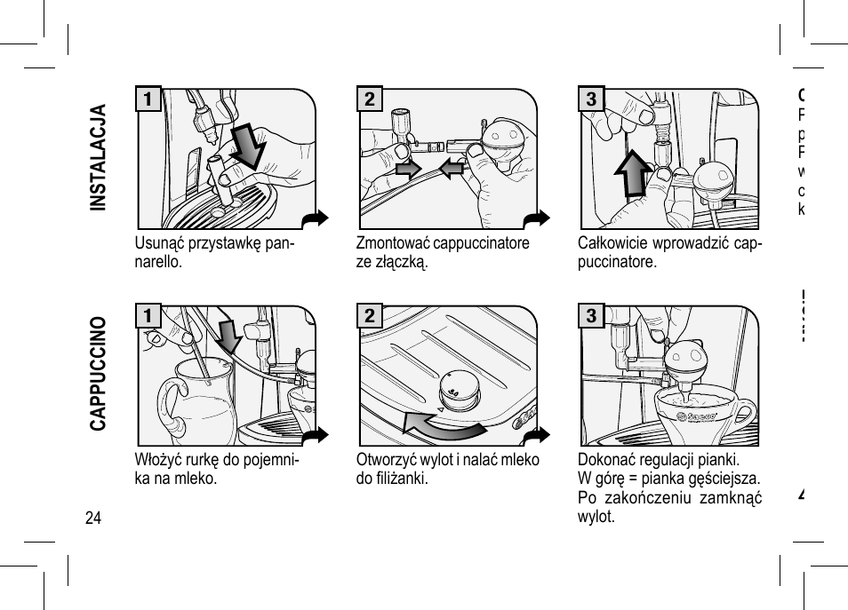 Philips Saeco Odea Kaffeevollautomat User Manual | Page 24 / 28