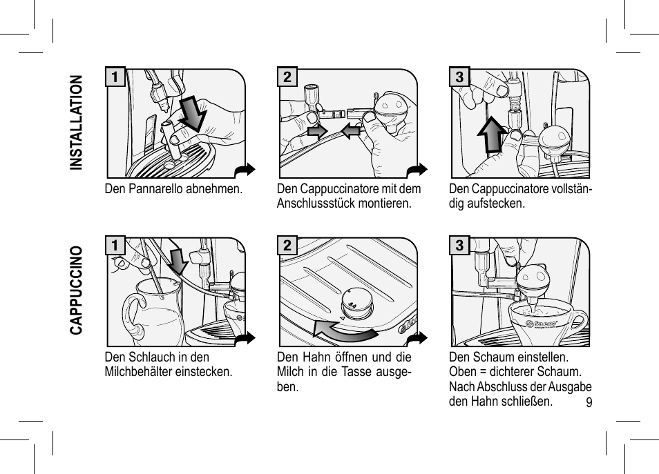 Philips Saeco Odea Kaffeevollautomat User Manual | Page 9 / 28