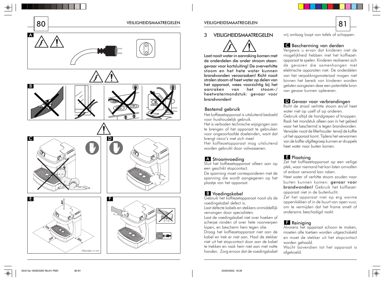 Philips Saeco Via Veneto Siebträger-Espressomaschine User Manual | Page 41 / 47