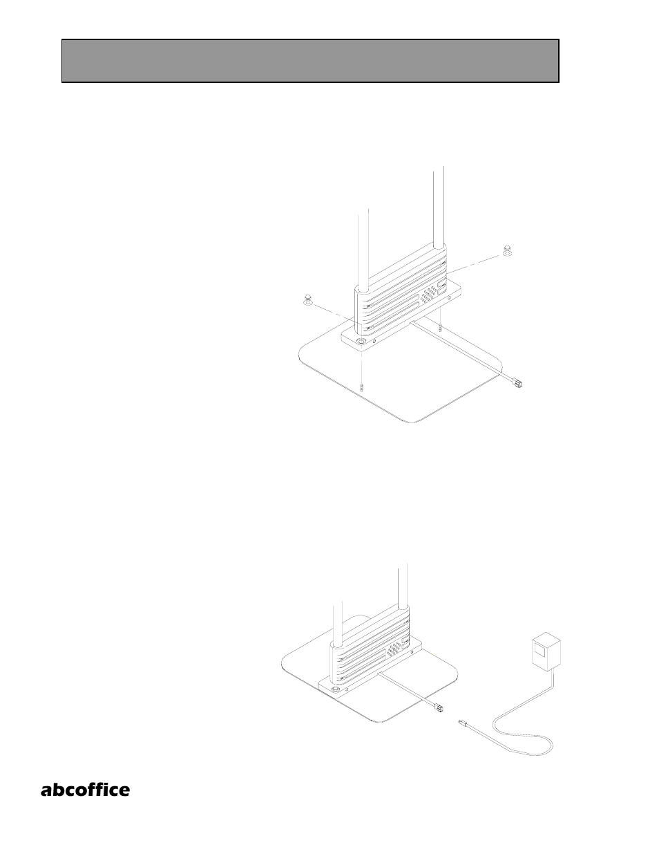 Assembly instructions, Abcoffice | ABC Office SP-1 User Manual | Page 4 / 13