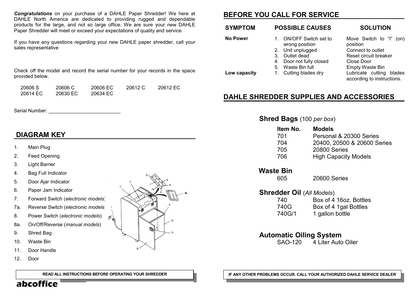 Abcoffice | ABC Office 20612 C User Manual | Page 2 / 4