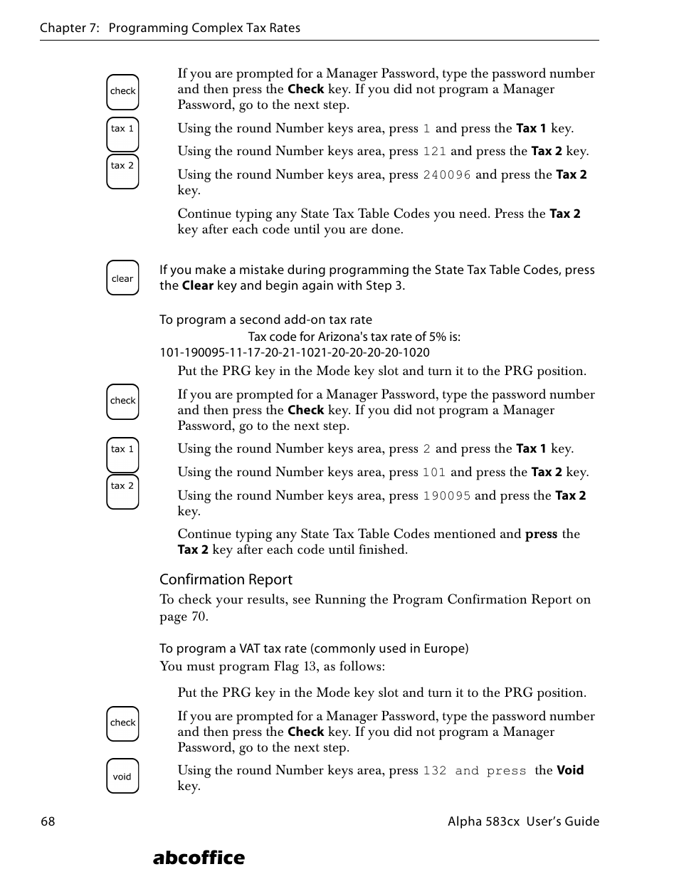 Abcoffice | ABC Office ROYAL Alpha 583cx User Manual | Page 74 / 138
