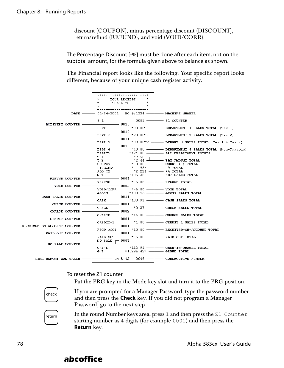 Abcoffice | ABC Office ROYAL Alpha 583cx User Manual | Page 84 / 138