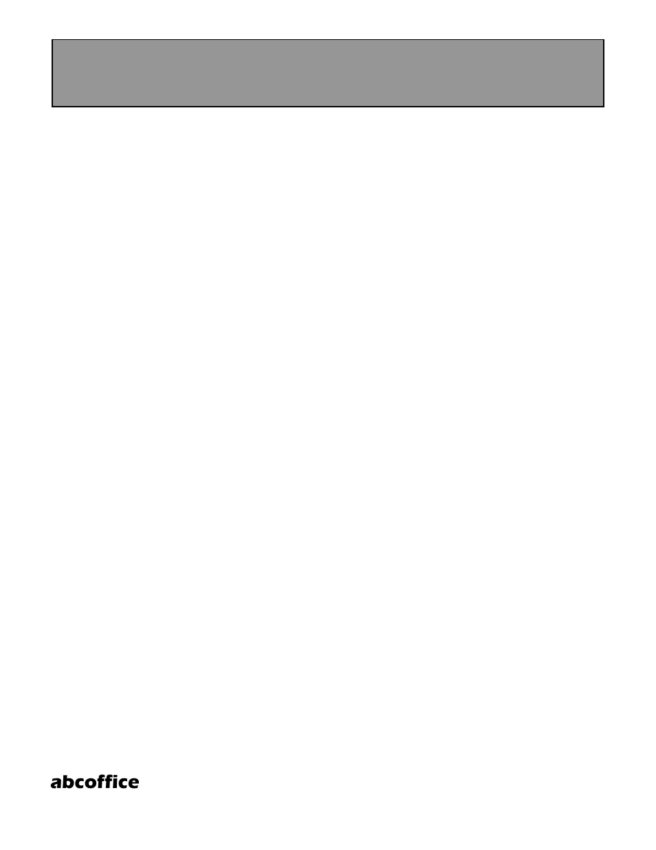 Vector users guide index, Abcoffice | ABC Office Vector KT7105-A User Manual | Page 2 / 13