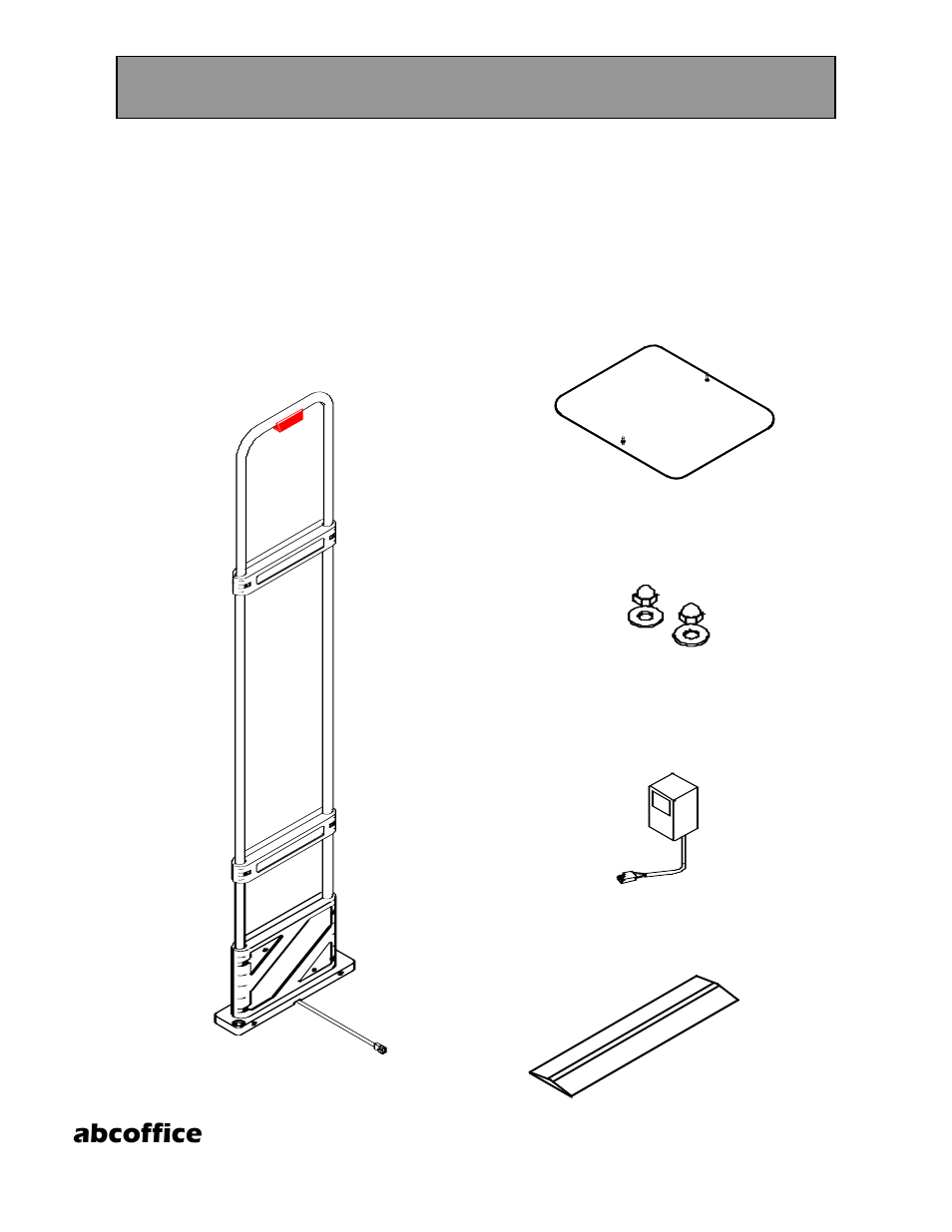 Parts list, Abcoffice | ABC Office Vector KT7105-A User Manual | Page 3 / 13