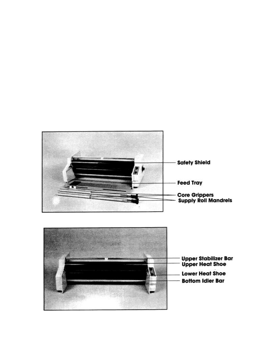 1 product illustrations & names of parts | ABC Office Educator Laminator User Manual | Page 11 / 34