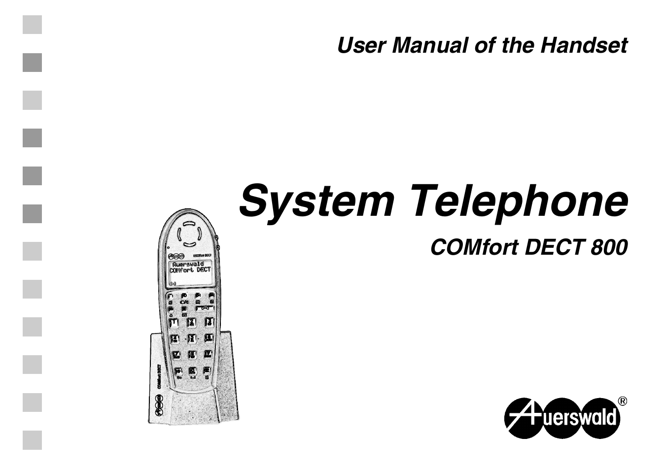 Auerswald 800 User Manual | 52 pages