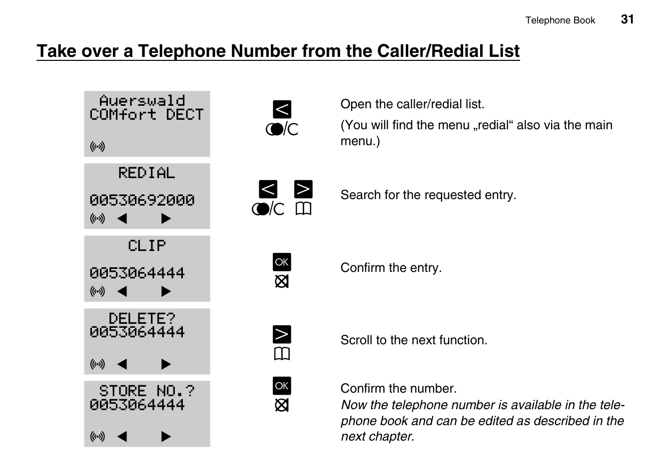 Opy a teleph | Auerswald 800 User Manual | Page 31 / 52