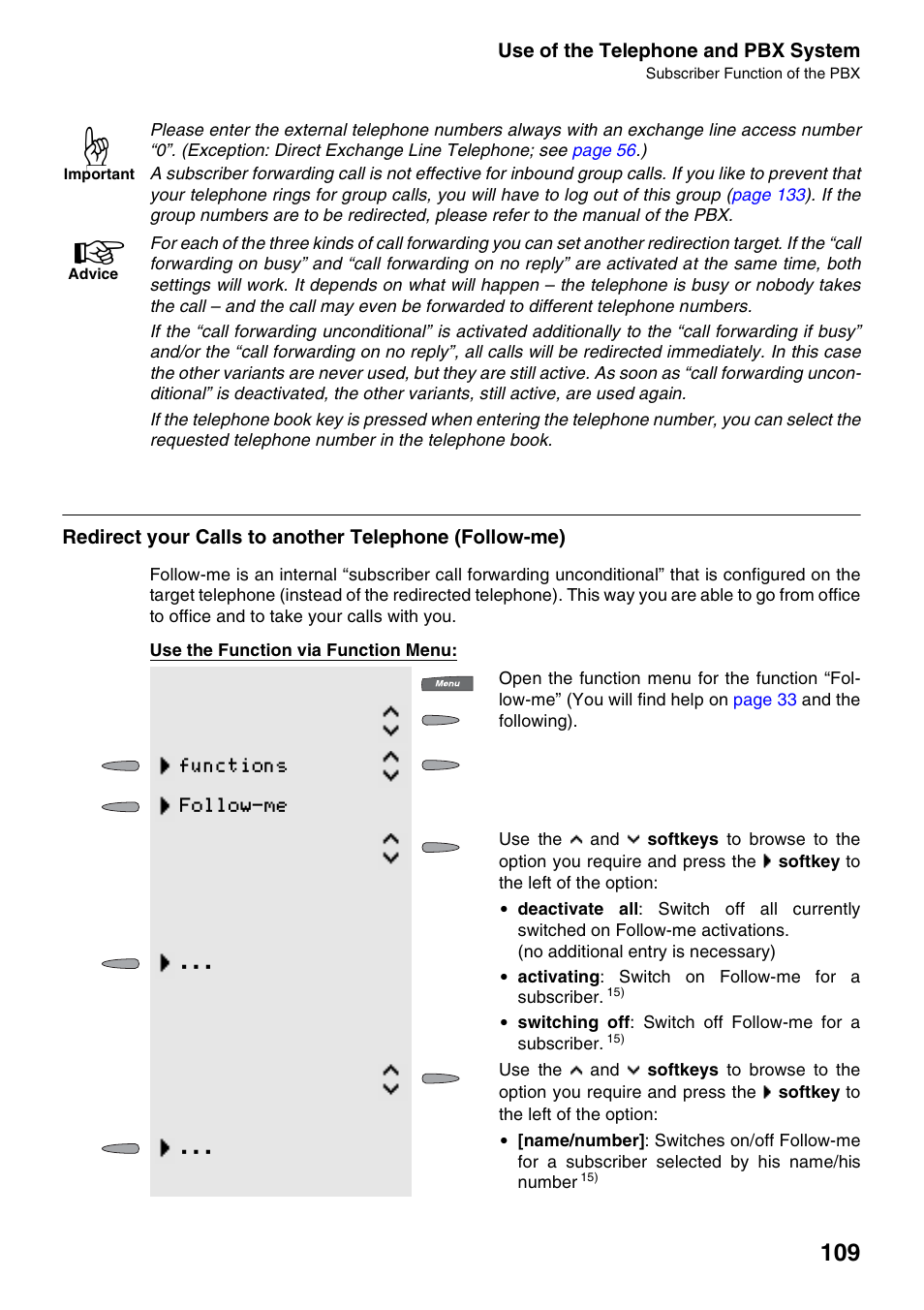 Functions follow-me | Auerswald 2500 User Manual | Page 109 / 236