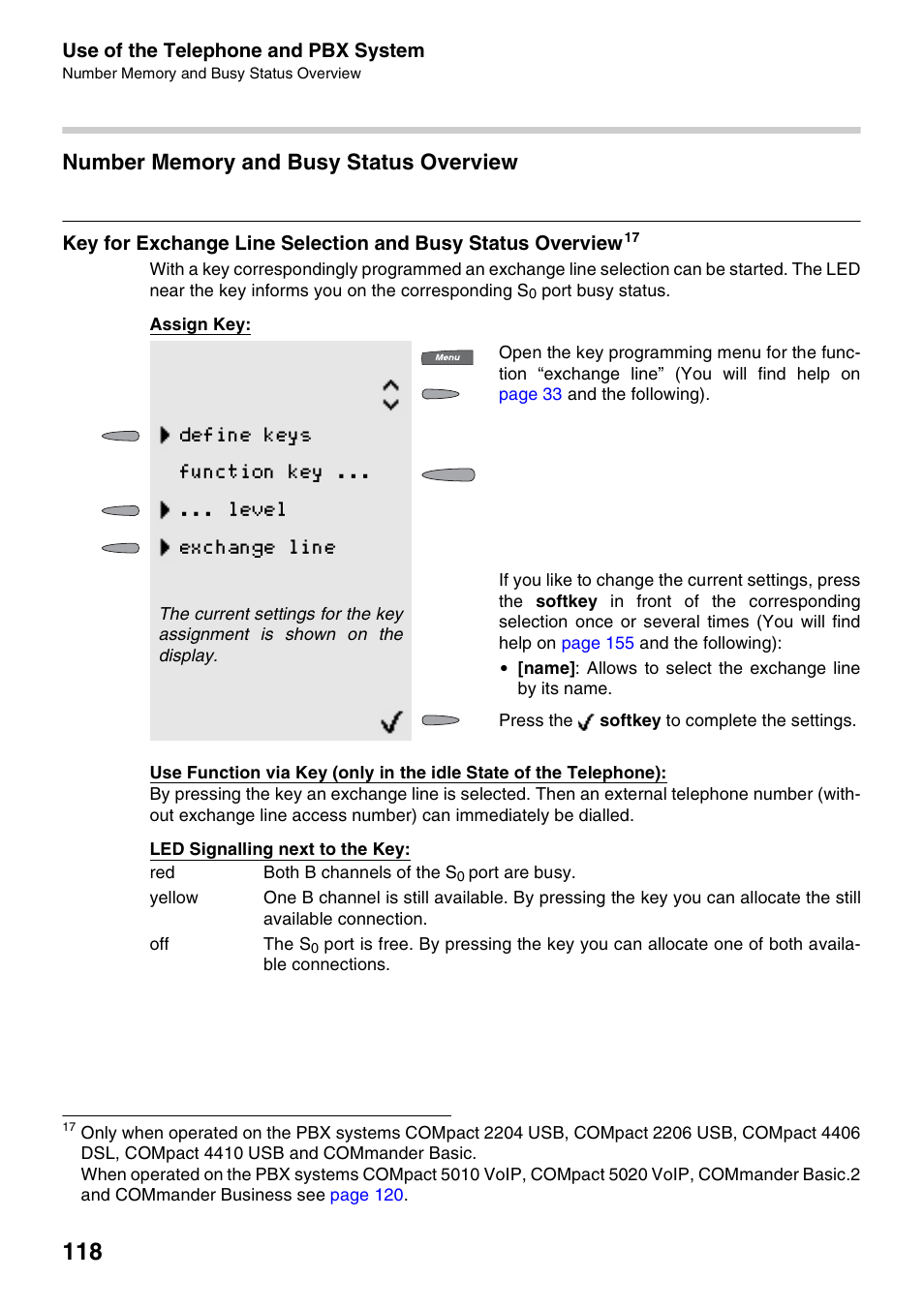 Number memory and busy status overview | Auerswald 2500 User Manual | Page 118 / 236