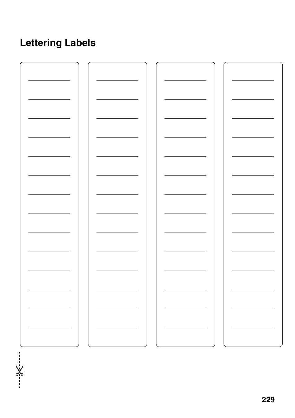 Lettering labels | Auerswald 2500 User Manual | Page 229 / 236