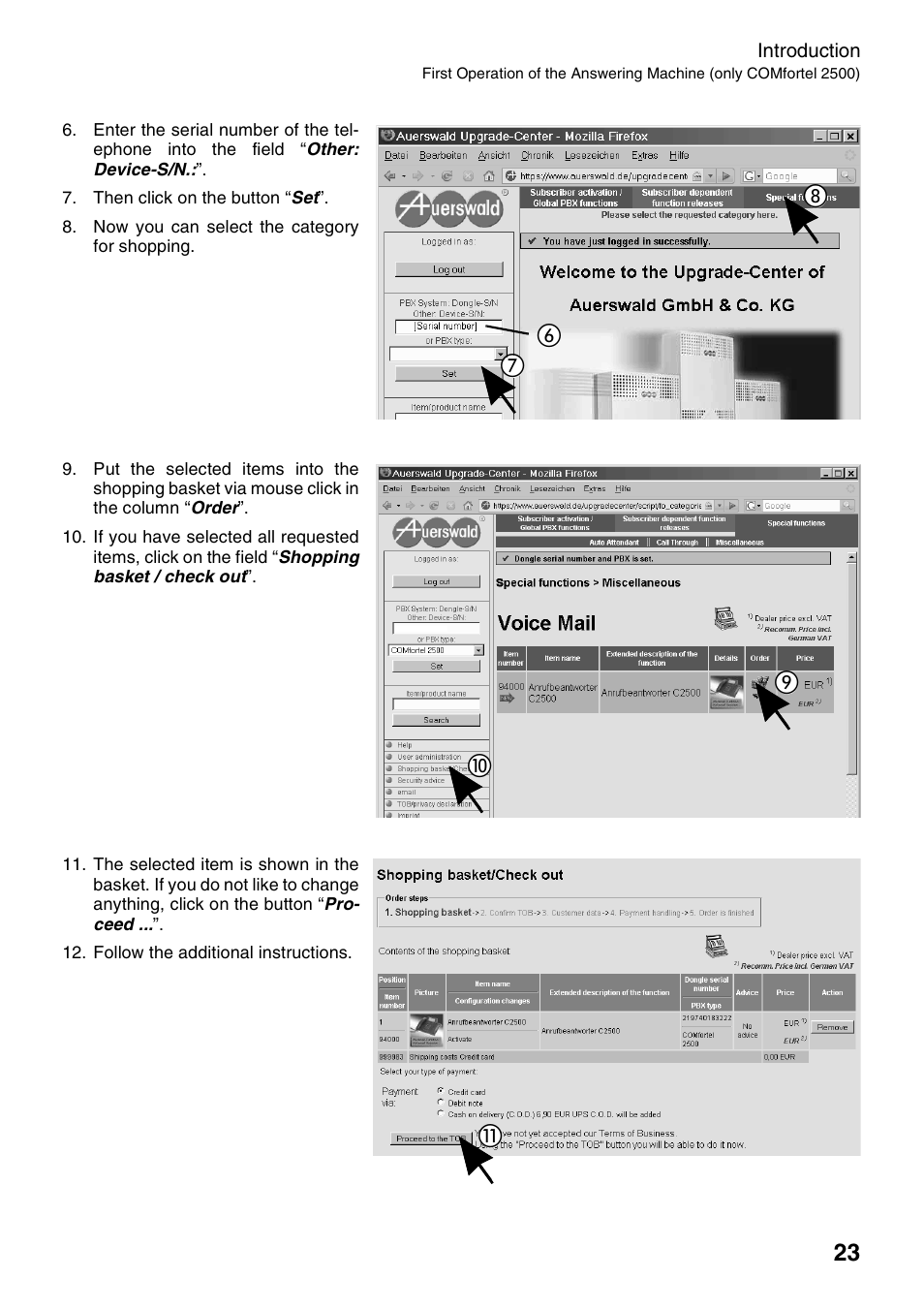 Auerswald 2500 User Manual | Page 23 / 236