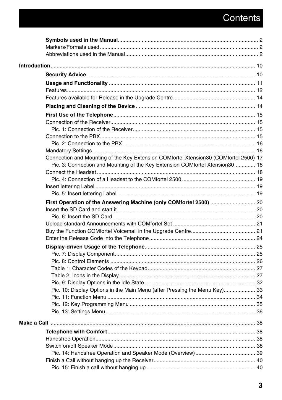 Auerswald 2500 User Manual | Page 3 / 236