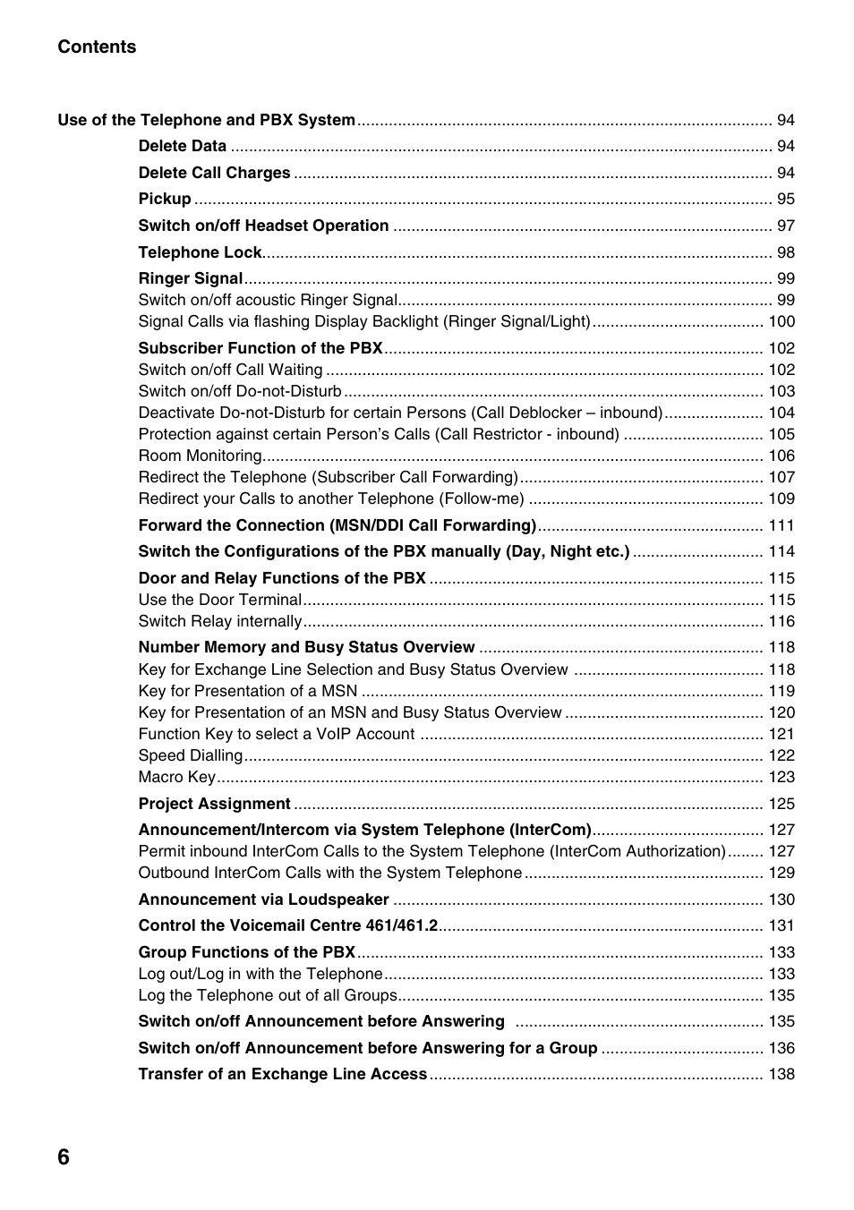 Auerswald 2500 User Manual | Page 6 / 236