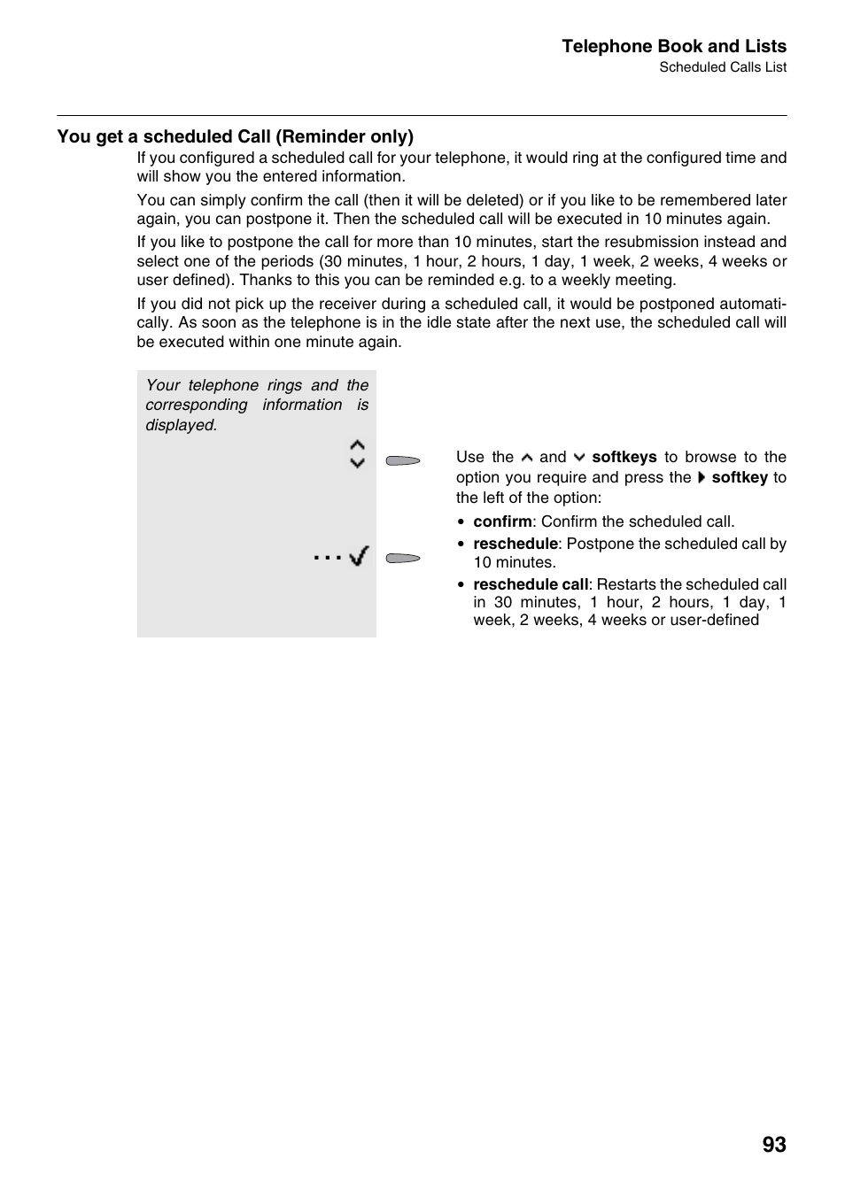You get a scheduled call (reminder only) | Auerswald 2500 User Manual | Page 93 / 236