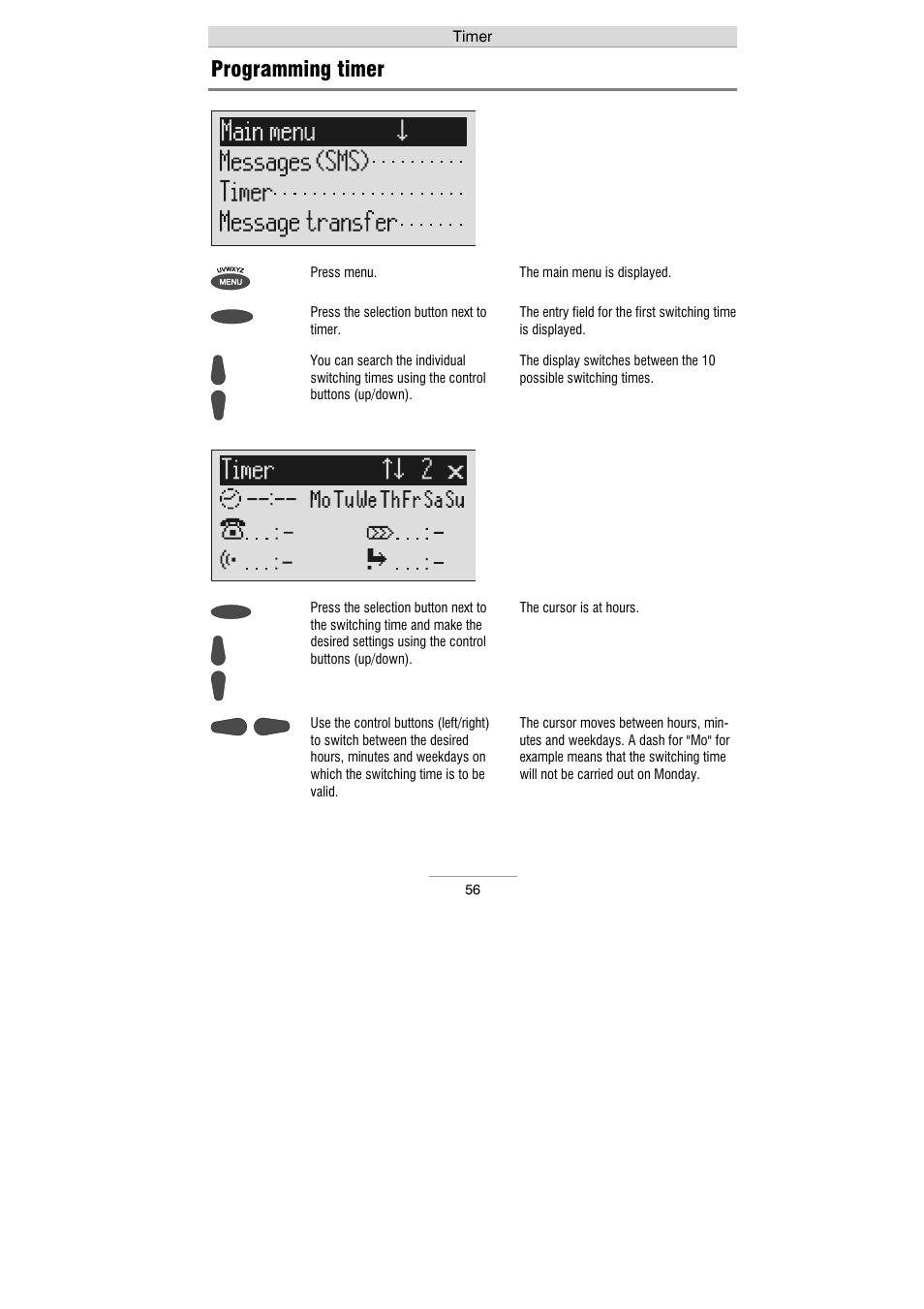 Programming timer | Auerswald 461.2 User Manual | Page 56 / 95