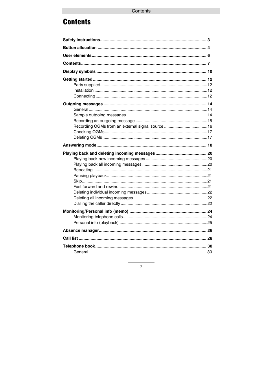 Auerswald 461.2 User Manual | Page 7 / 95