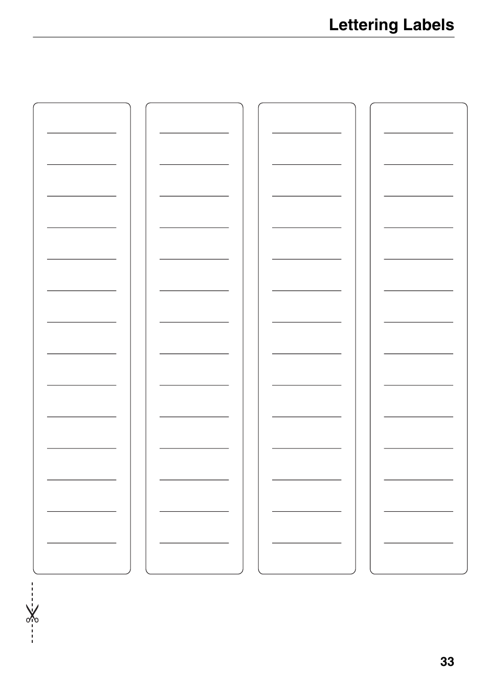 Lettering labels | Auerswald 1500 User Manual | Page 33 / 36