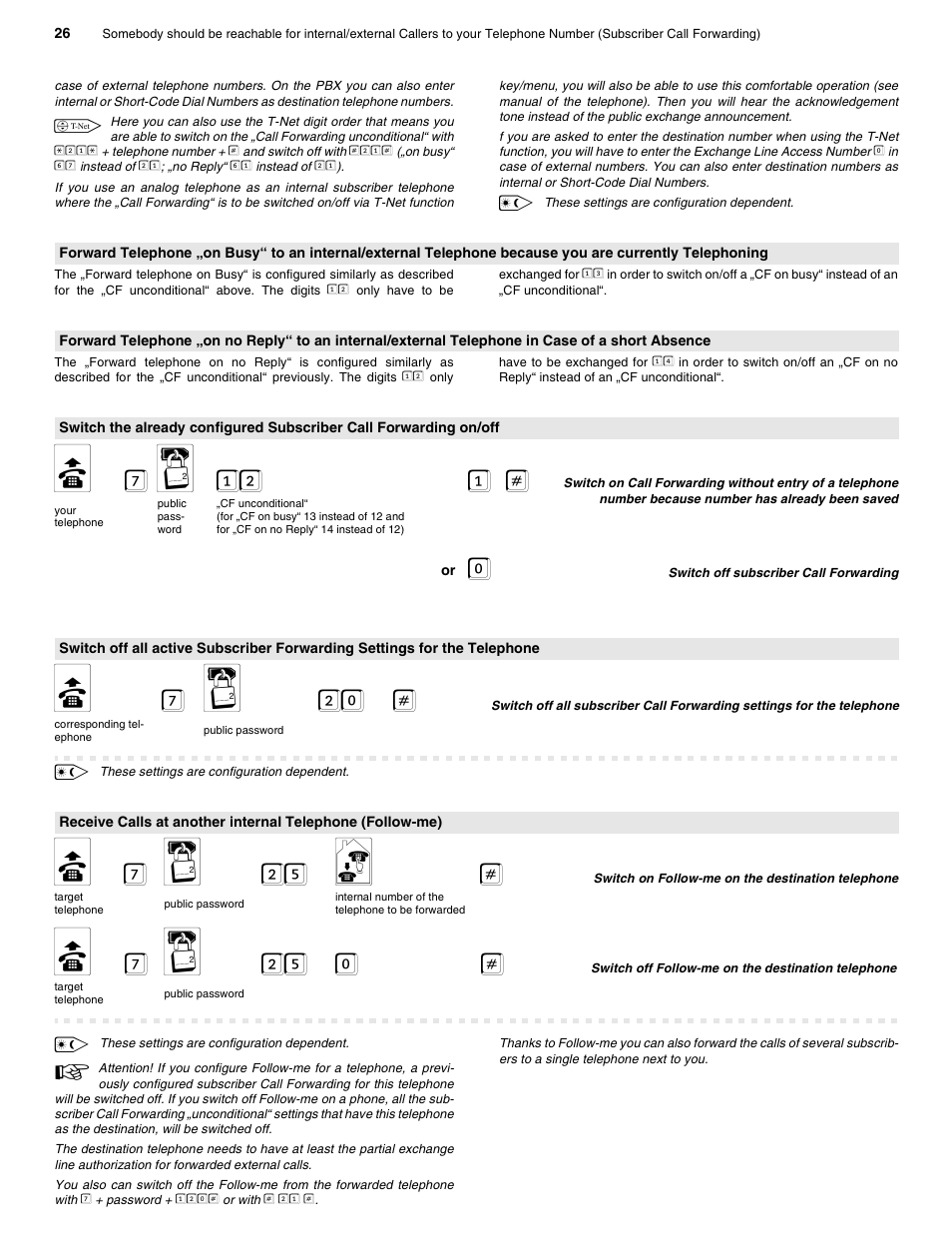 U can, Forward telephone „on busy“ to, B 7 q 12_ 1 | B7 q 20, B 7 q 25 n, B 7 q 25 0 | Auerswald 2206 USB User Manual | Page 26 / 76