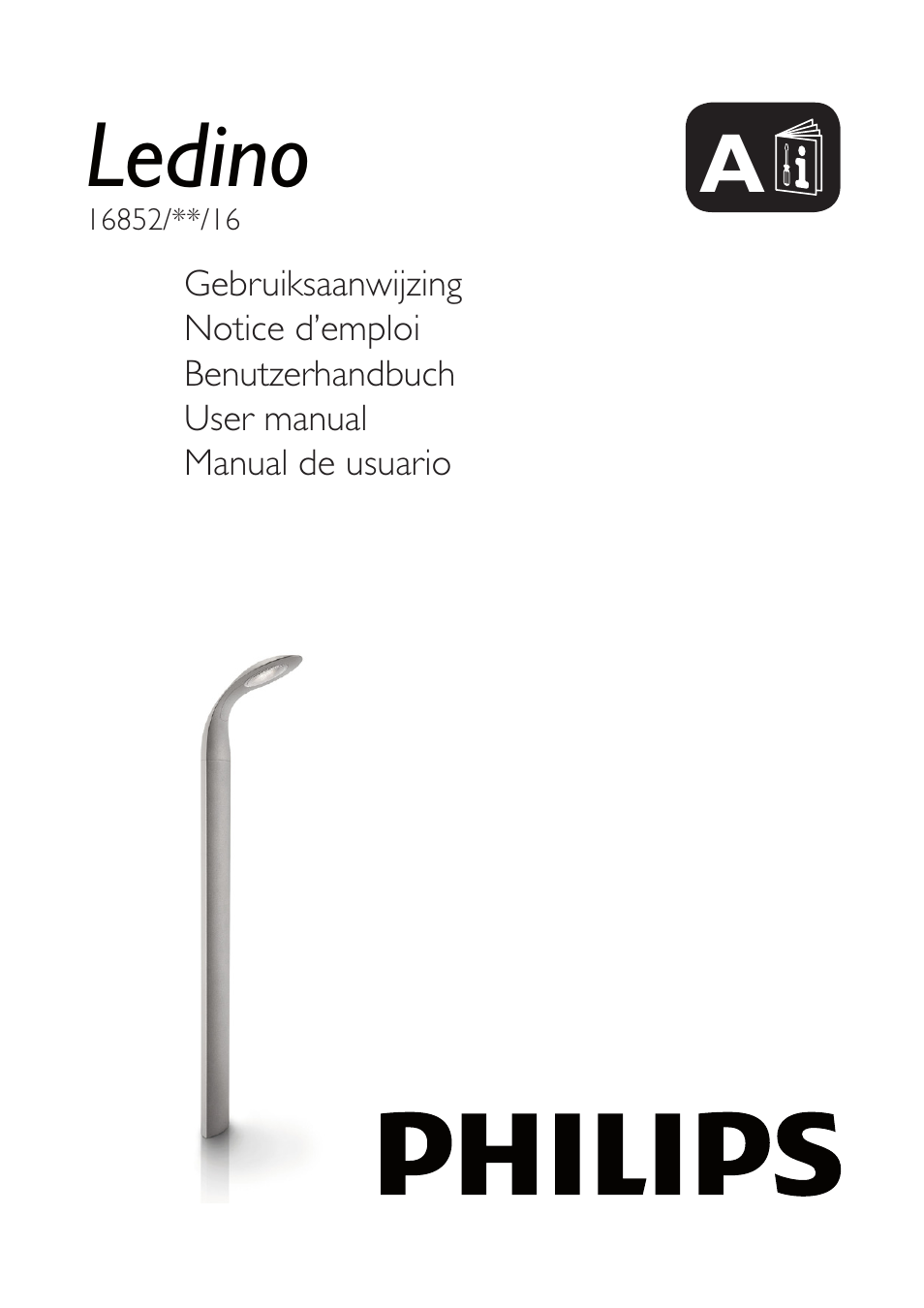 Philips Ledino Lampada da terra User Manual | 8 pages