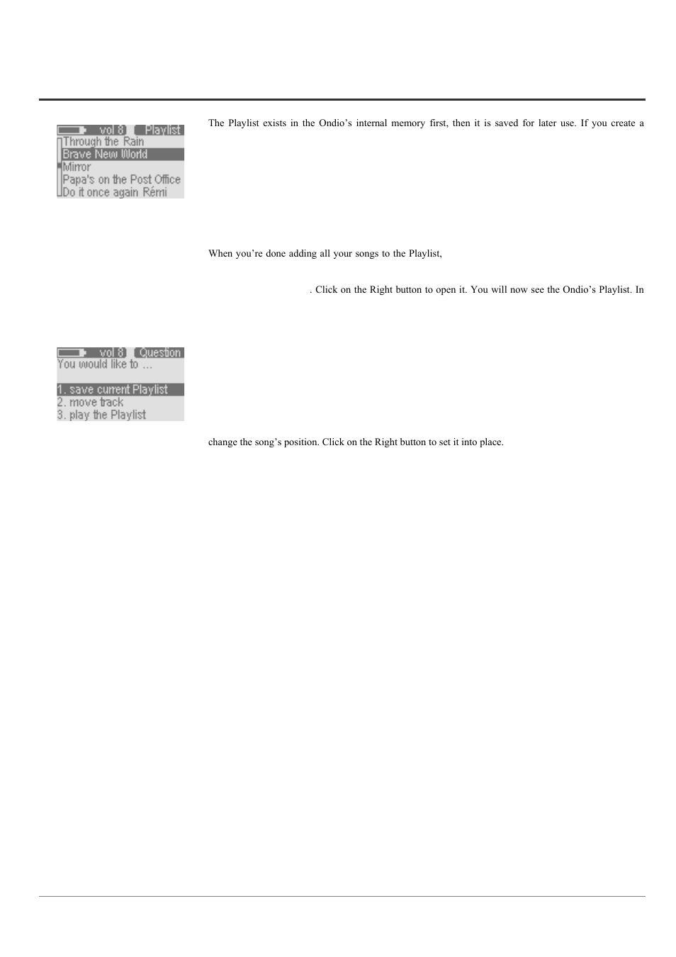 3 how to create a playlist | ARCHOS MP3 Playe User Manual | Page 10 / 20