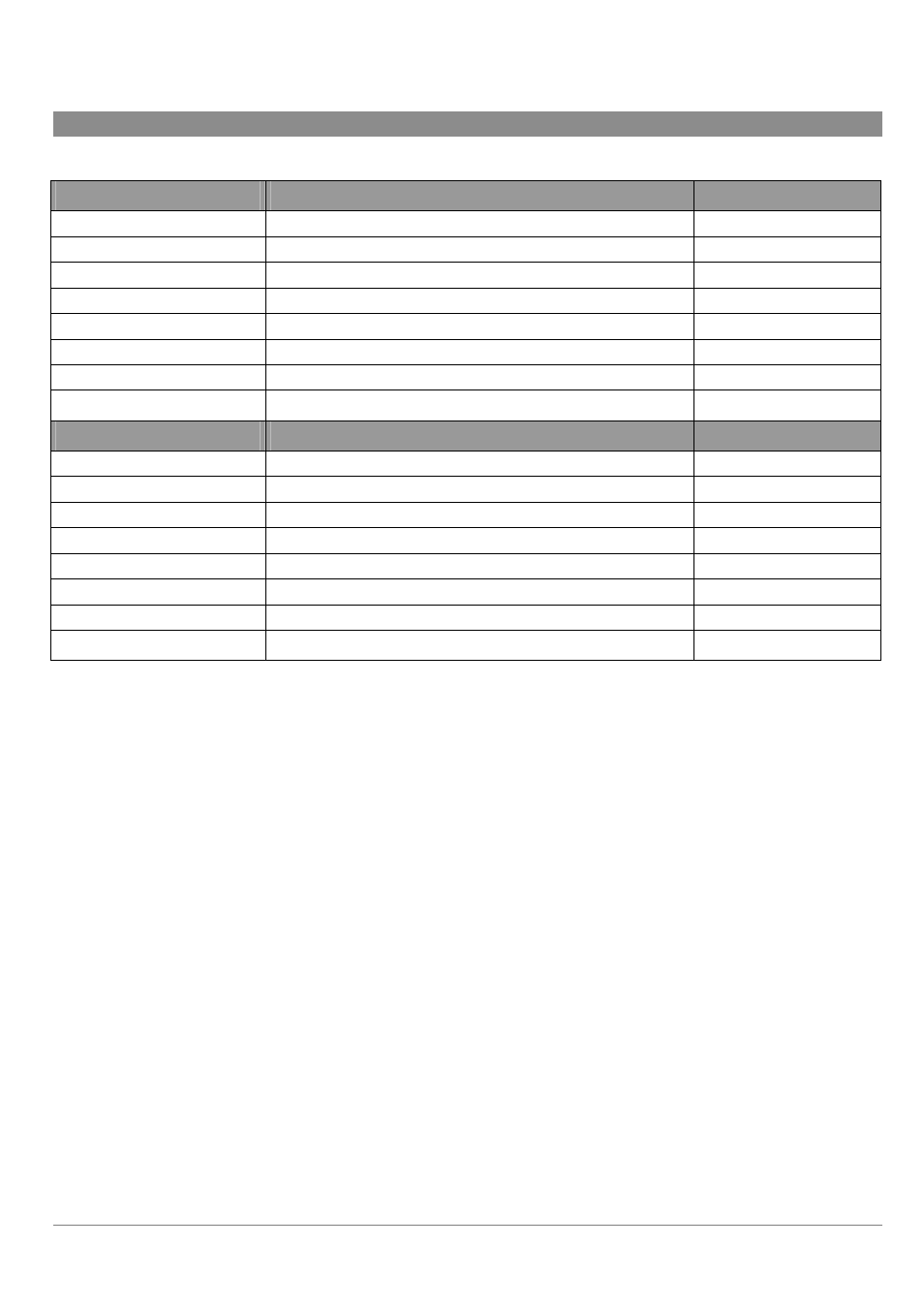 9 appendix a - settings table | ARCHOS MP3 Playe User Manual | Page 17 / 20