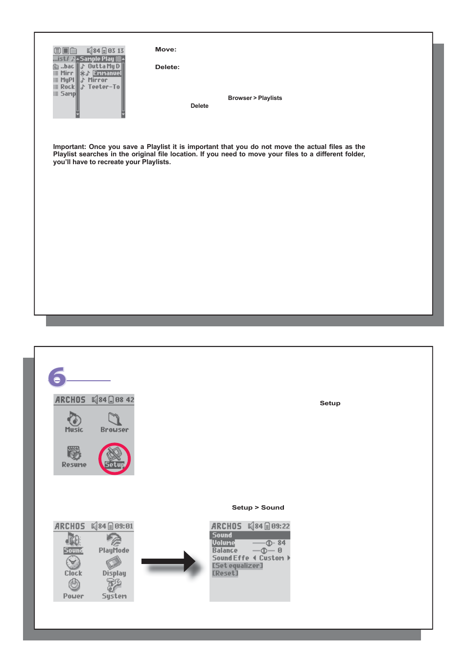 Settings | ARCHOS Gmini XS202S User Manual | Page 10 / 26