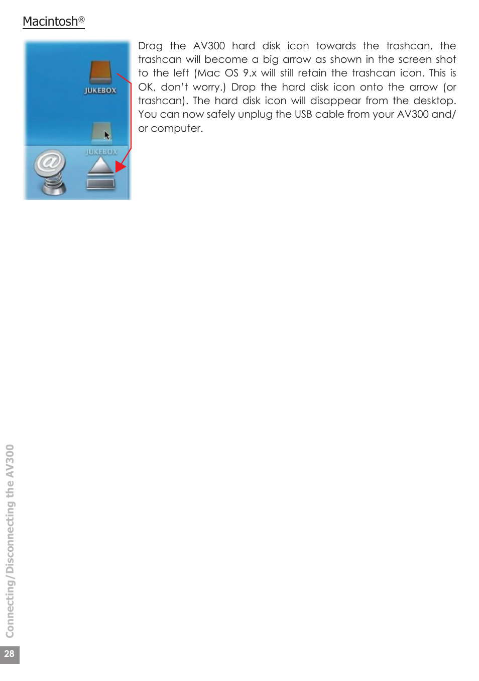 Macintosh | ARCHOS AV340 User Manual | Page 28 / 52