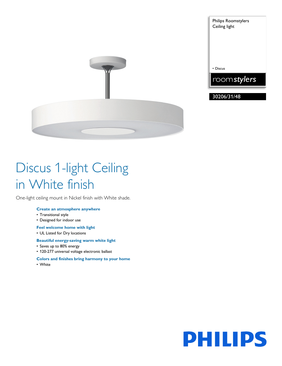 Philips 302063148 User Manual | 2 pages